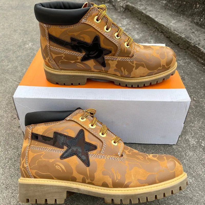 Camo Martin Boots Work Combat Boots photo 7