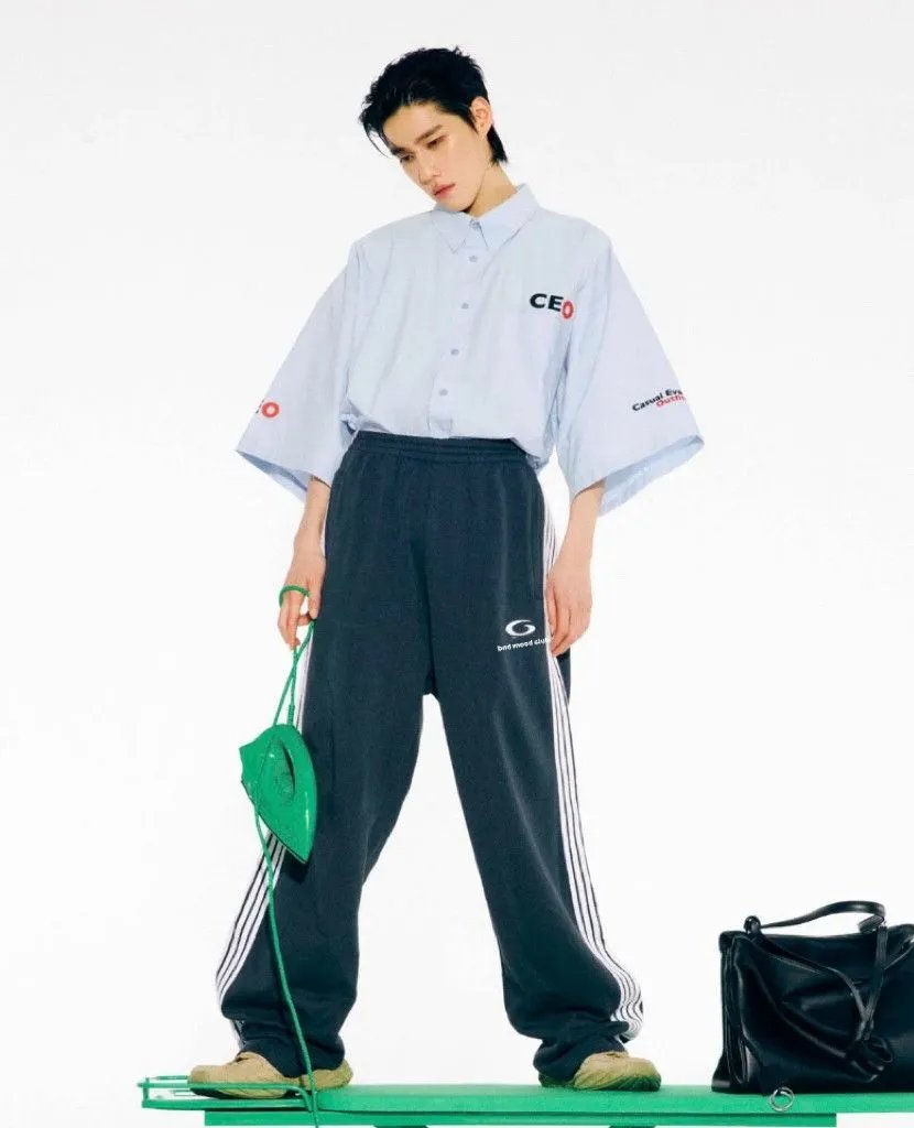 BMC Embroidered Striped Sweatpants photo 3