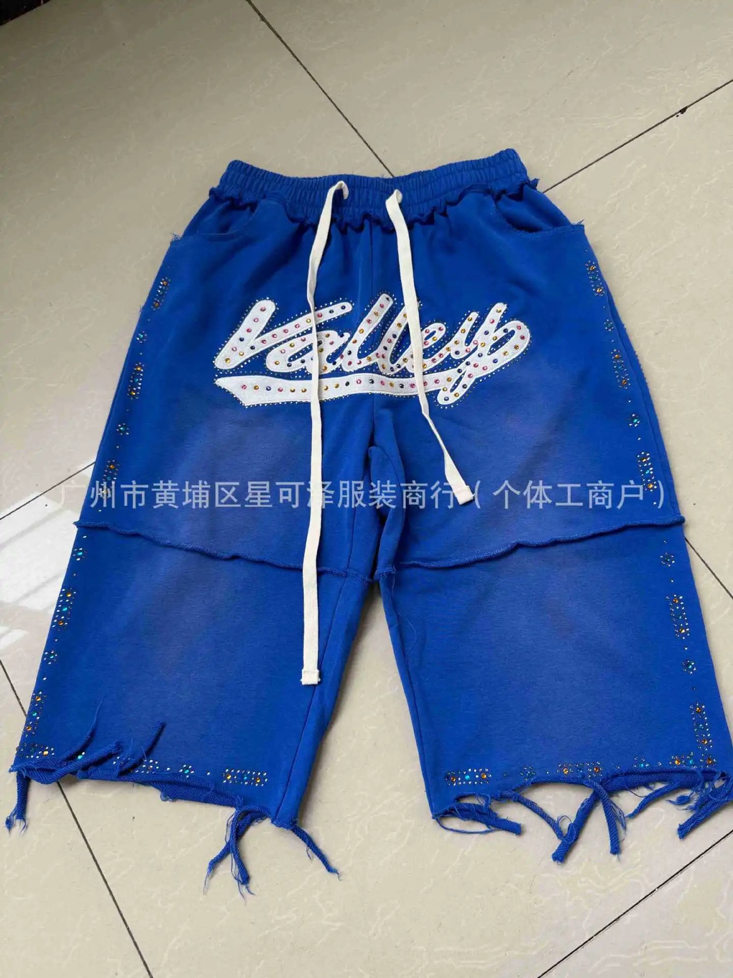 Skittles Shorts/Capri Pants/Blue