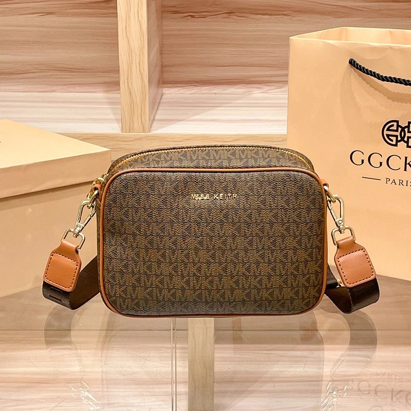 GGCKO Paris Monogram Print Crossbody Camera Bag
