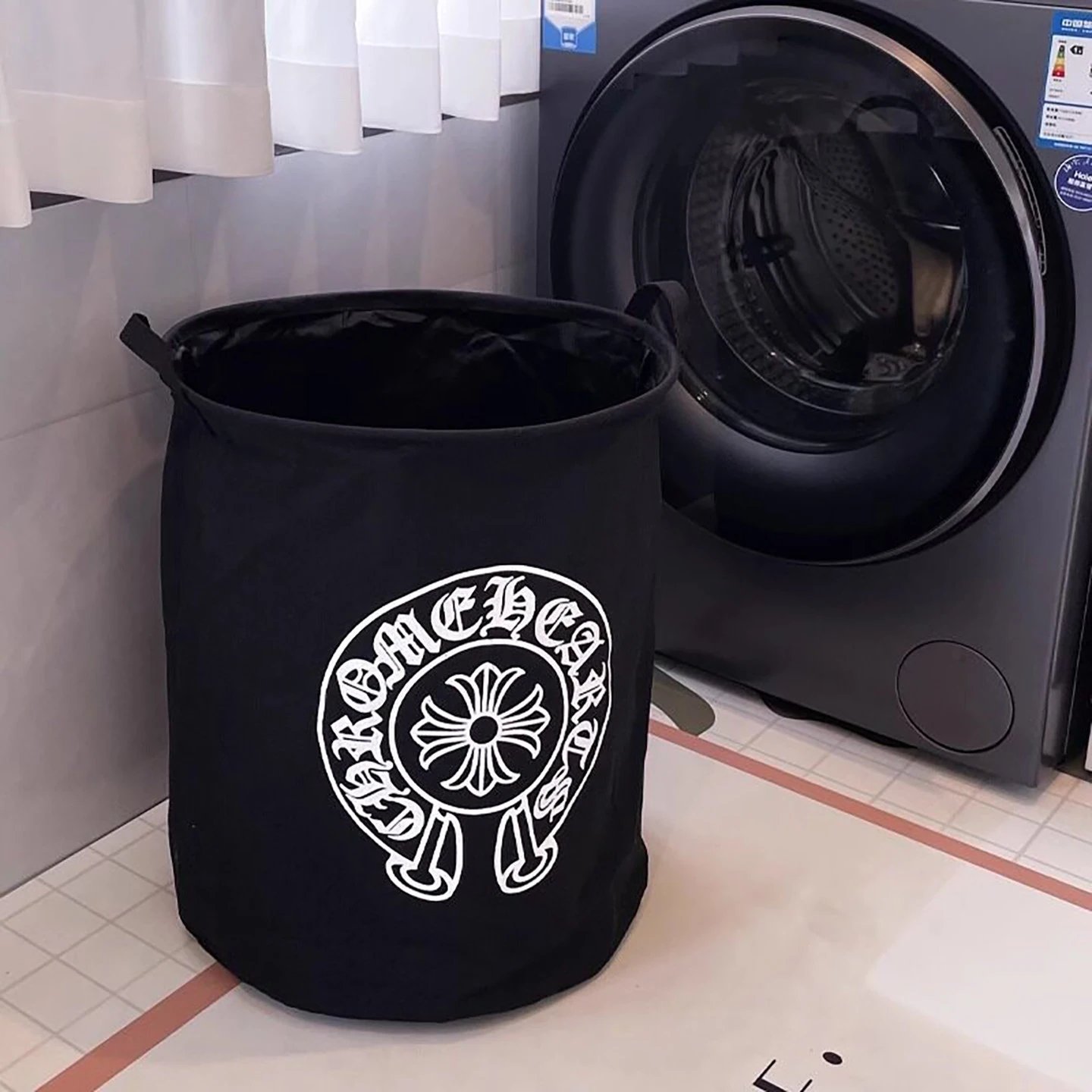 Chrome Hearts Collapsible Fabric Laundry Hamper Basket