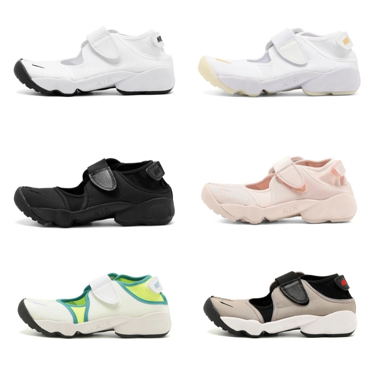 Nike Air Rift Slip-On Sneaker with Velcro Strap