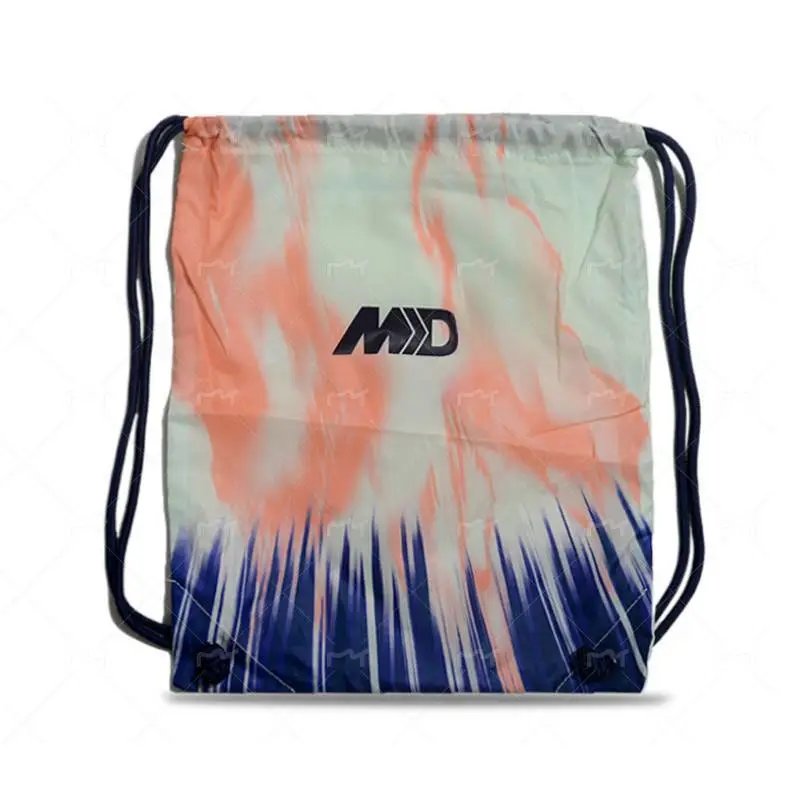 Unisex Printed Drawstring Gym Sack with Adjustable Cords