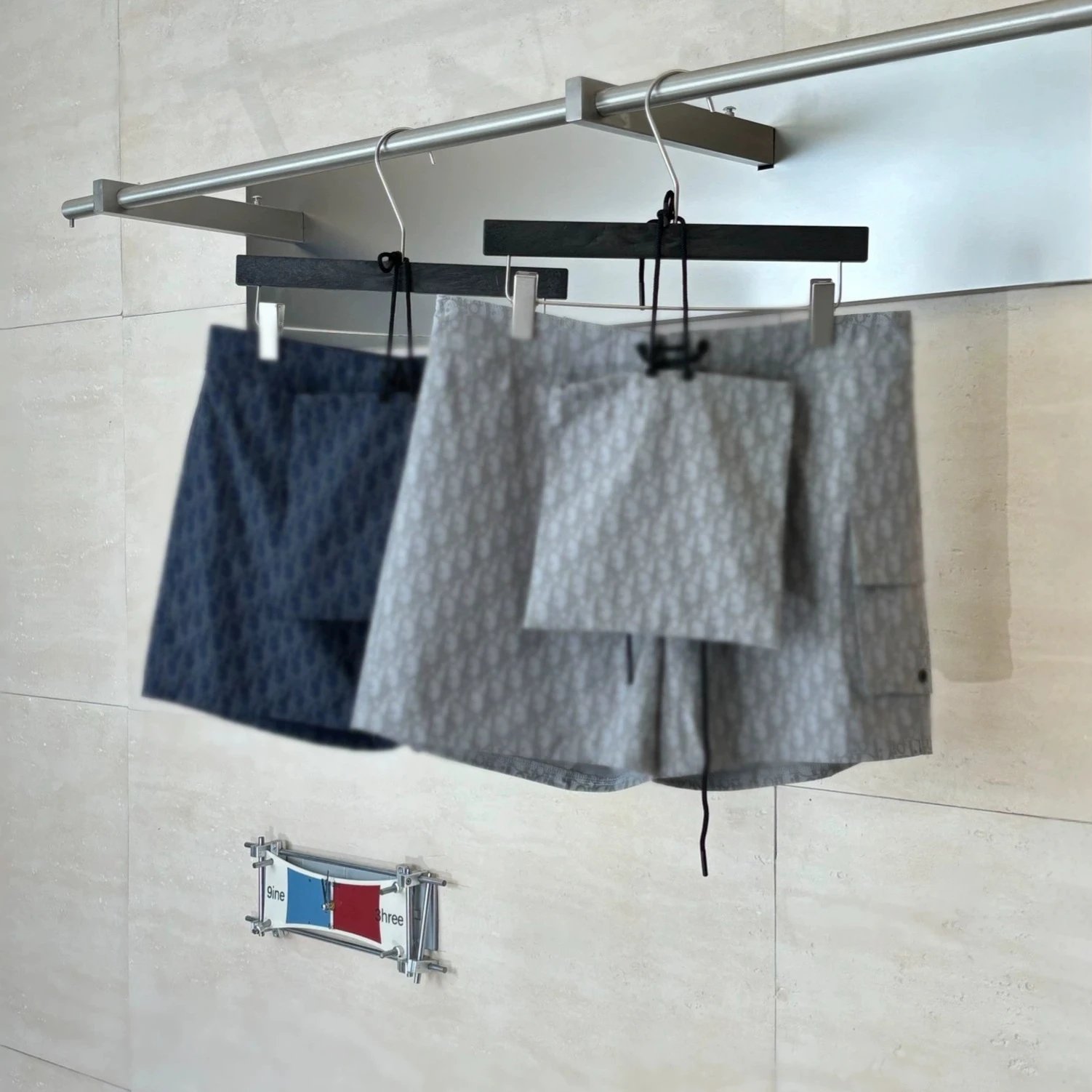 Dior Oblique Patterned Swim Shorts