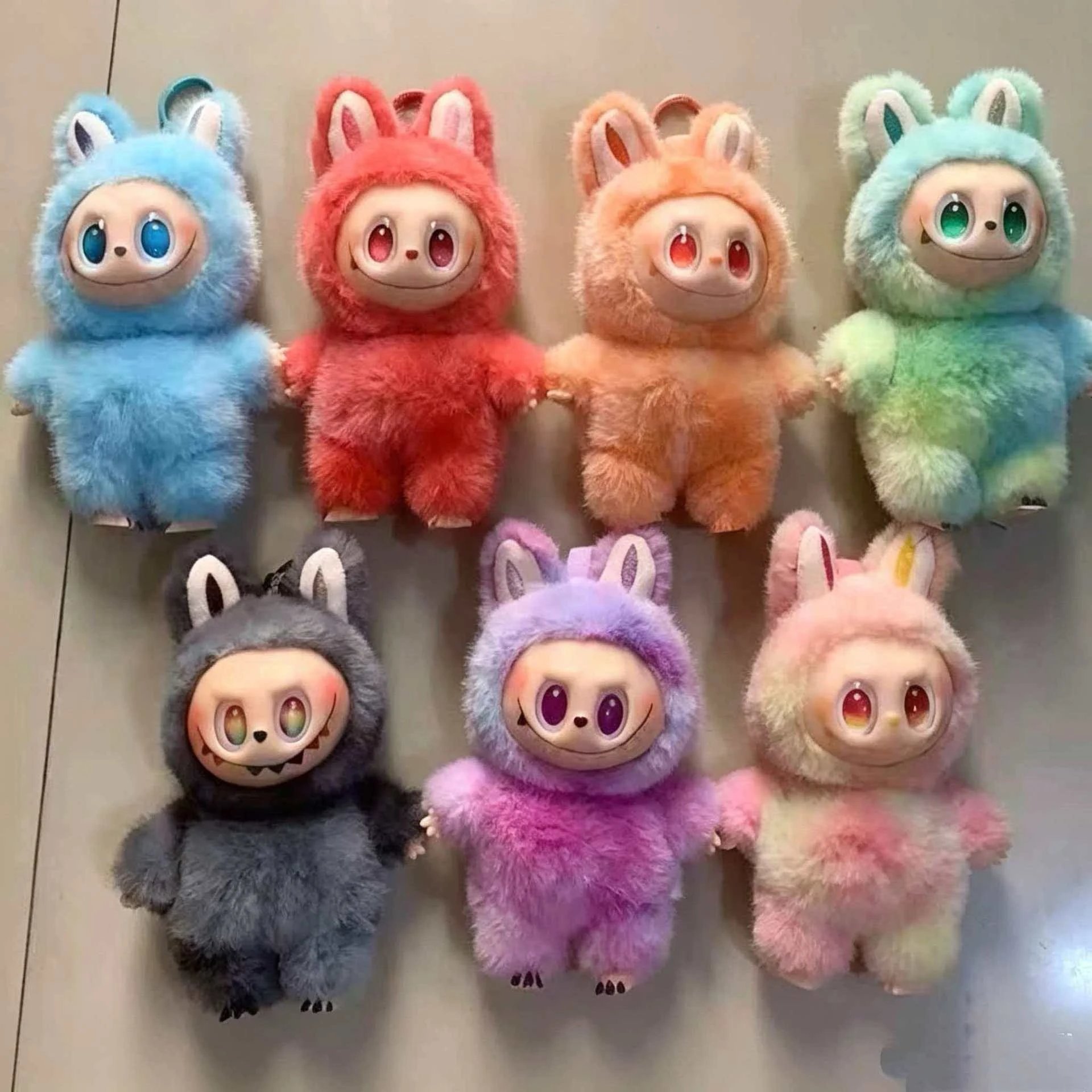 Pop Mart Fluffy Monster Plush Doll Keychain Collection