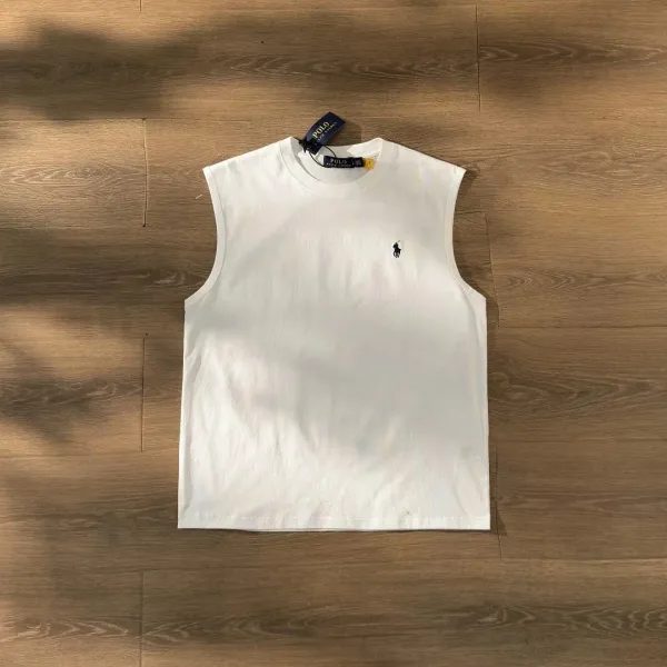 Polo Ralph Lauren Classic Fit Sleeveless T-Shirt Black - 3