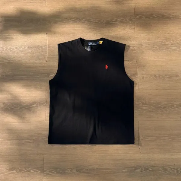 Polo Ralph Lauren Classic Fit Sleeveless T-Shirt Black - 1