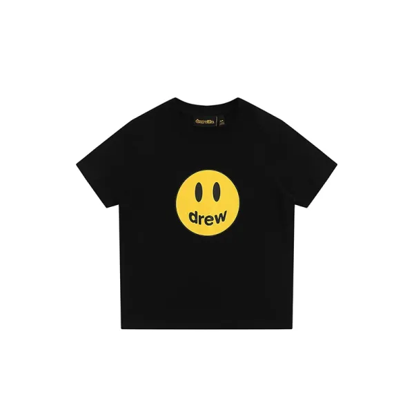 Drew House Smiley Face Logo T-Shirt Khaki - 5