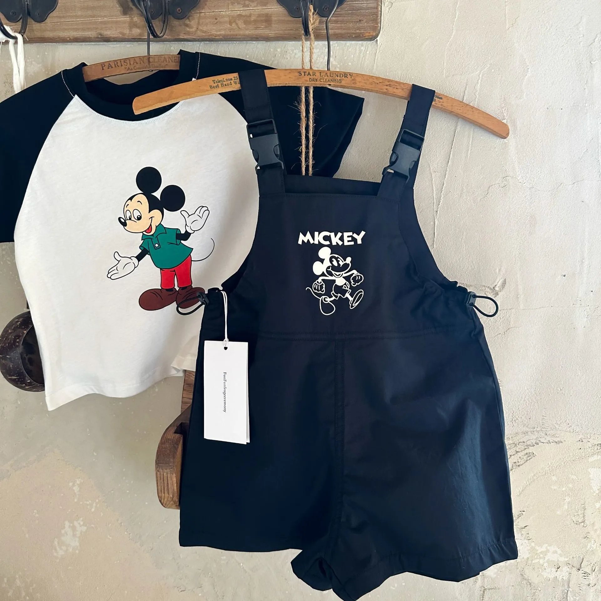 Disney Mickey Mouse Set 2-Piece Black/White
