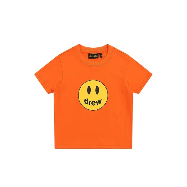 Drew House Smiley Face Logo T-Shirt Khaki - 4