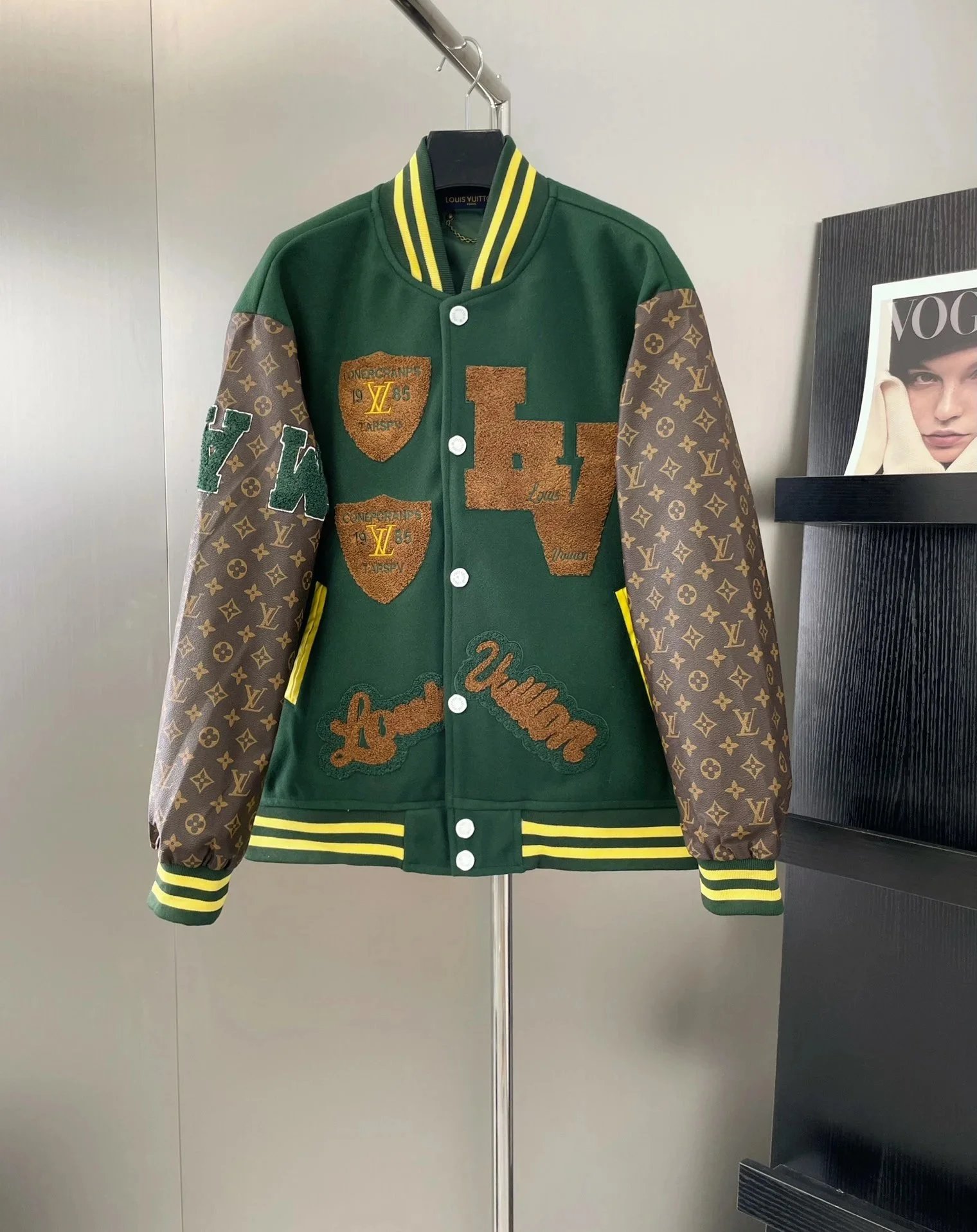 Louis Vuitton Logo Patch Varsity Jackets — Multiple Colorways product photo 3