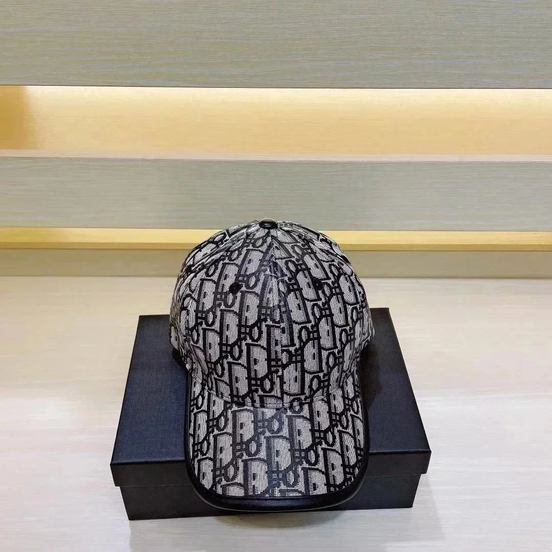 Dior Oblique Monogram Baseball Cap — Black product photo 2