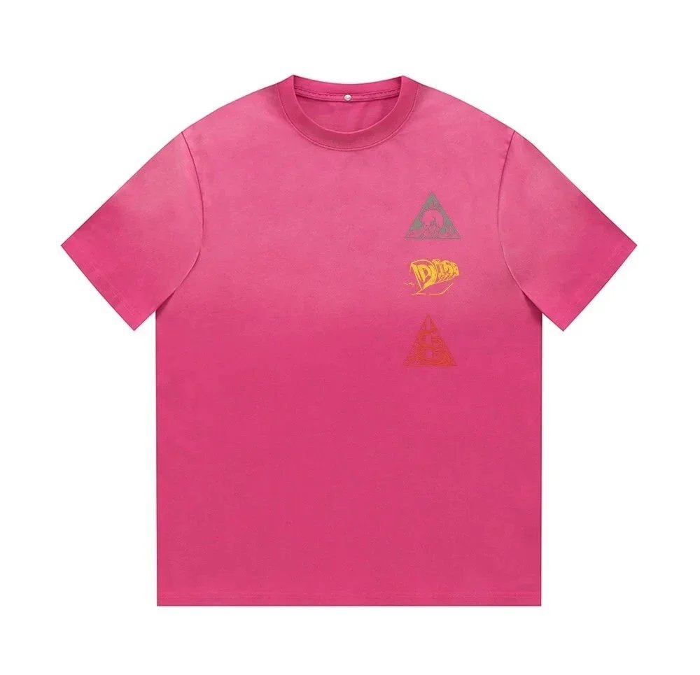 Palace Tri-Ferg Logo T-Shirts — Pink and Black product photo 3