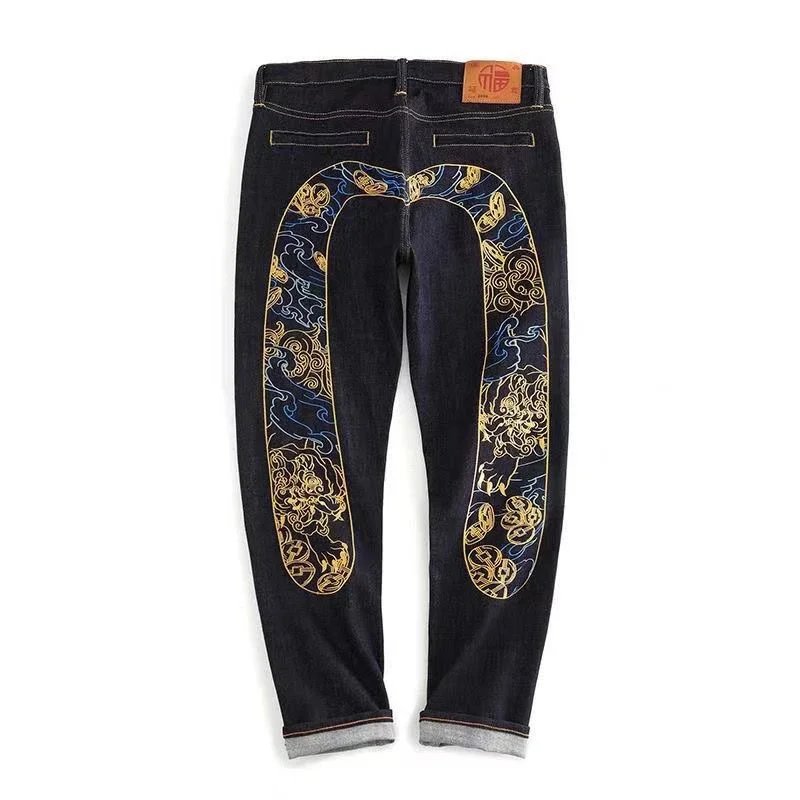 Evisu Daicock Print Denim Jeans — Multiple Designs product photo 4
