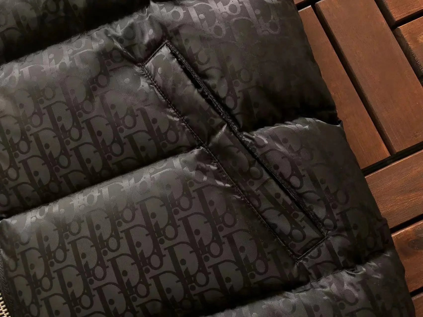 Dior Vests Monogram Quilted Puffer Vest image 13