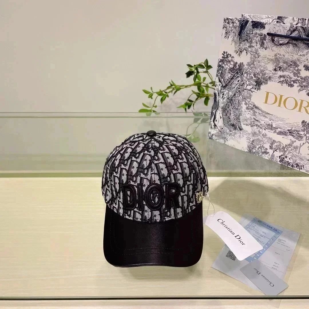 Dior Oblique Monogram Baseball Cap — Black product photo 4