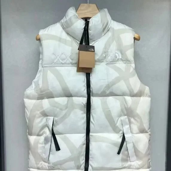 The North Face KAWS Retro Nuptse Vest Down Ivory