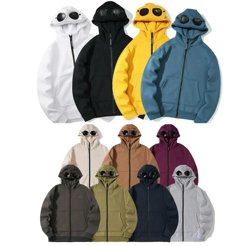 C.P. Company Goggle Hooded Zip-Up Sweatshirt