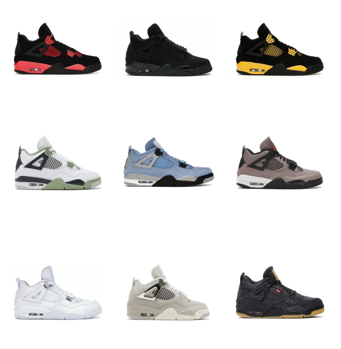 Air Jordan 4 Retro Shoes - Classic Basketball Sneakers - 132775