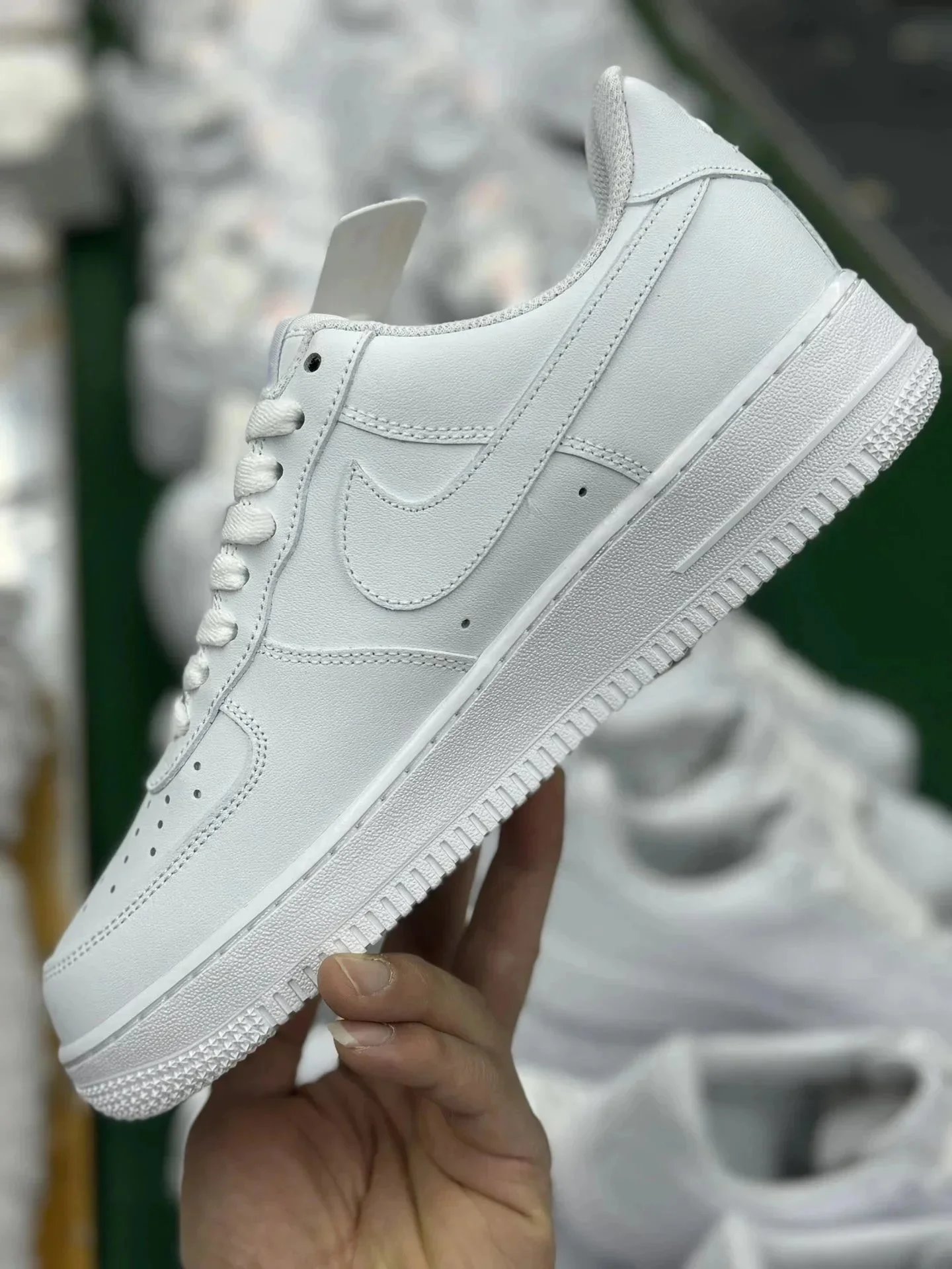 Nike Air Force 1 Low Leather Sneakers — White product photo 4