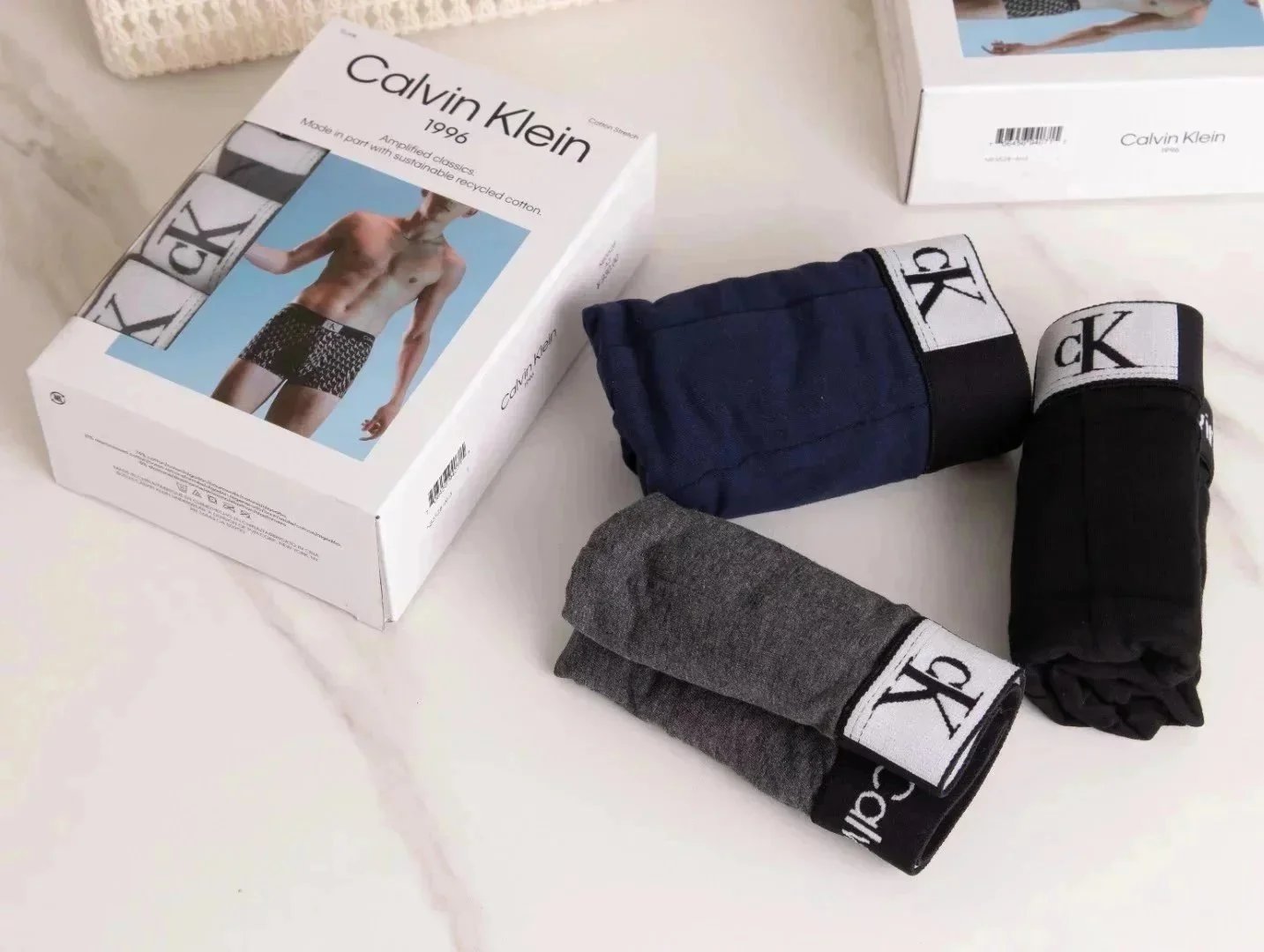 Calvin Klein Cotton Boxer Briefs — Multipack product photo 3