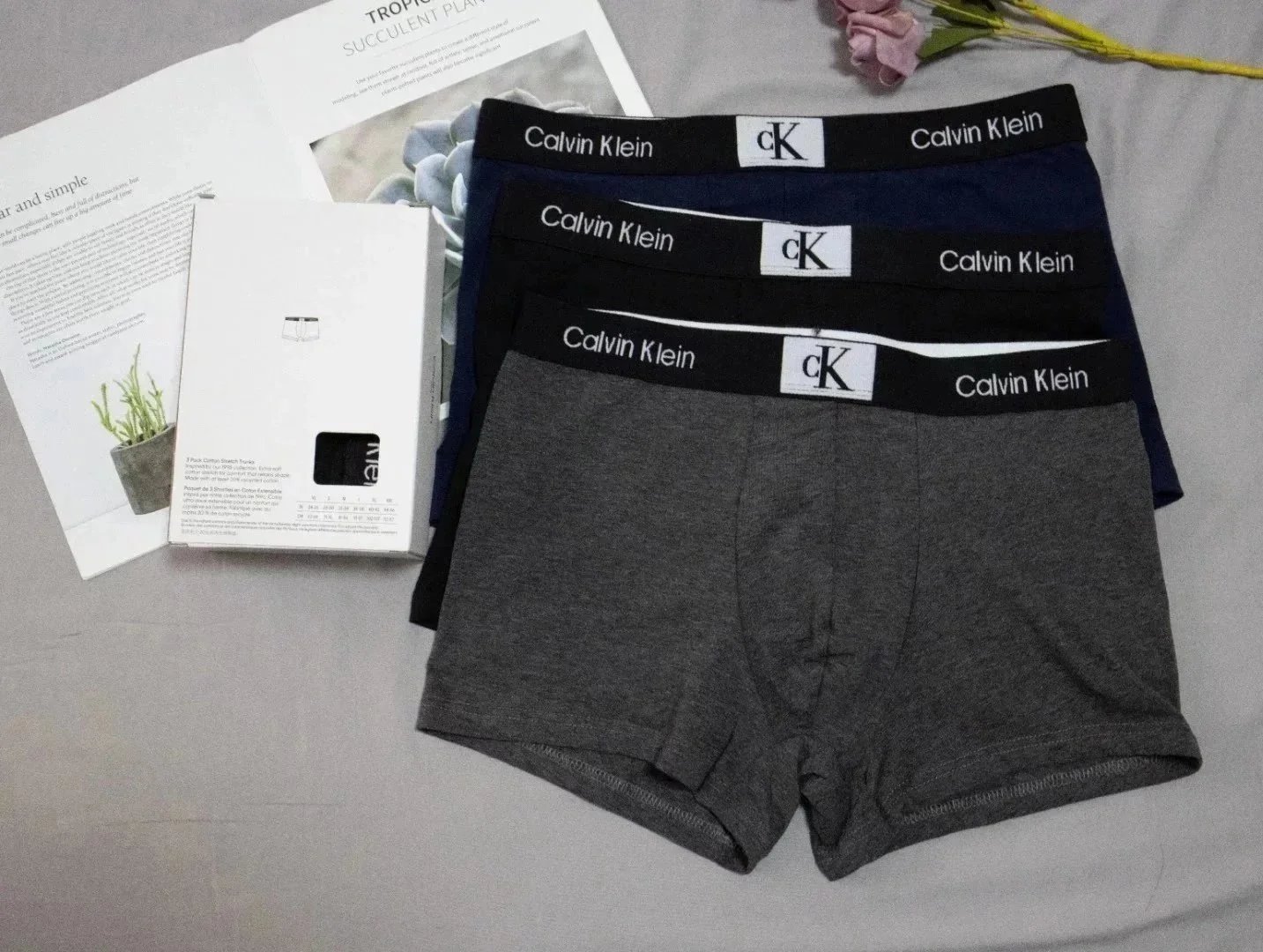 Calvin Klein Cotton Boxer Briefs — Multipack product photo 2