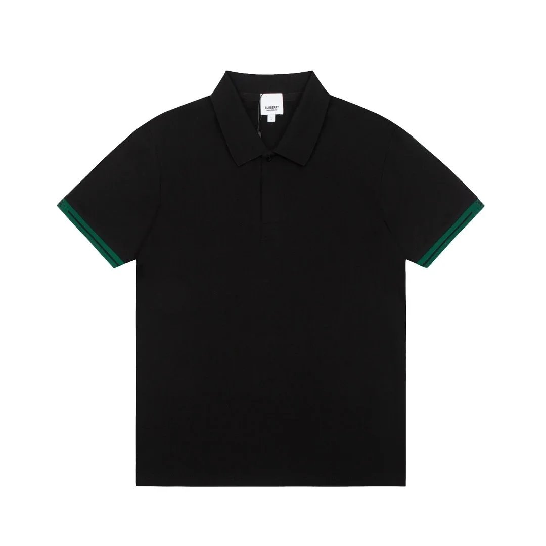 Burberry Shirt Green Tipped Cuff Black