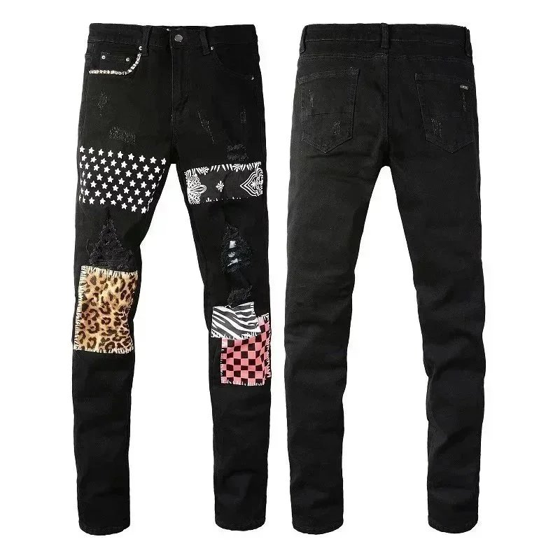 Purple Brand Distressed Slim-Fit Denim Jeans — Multiple Washes product photo 4