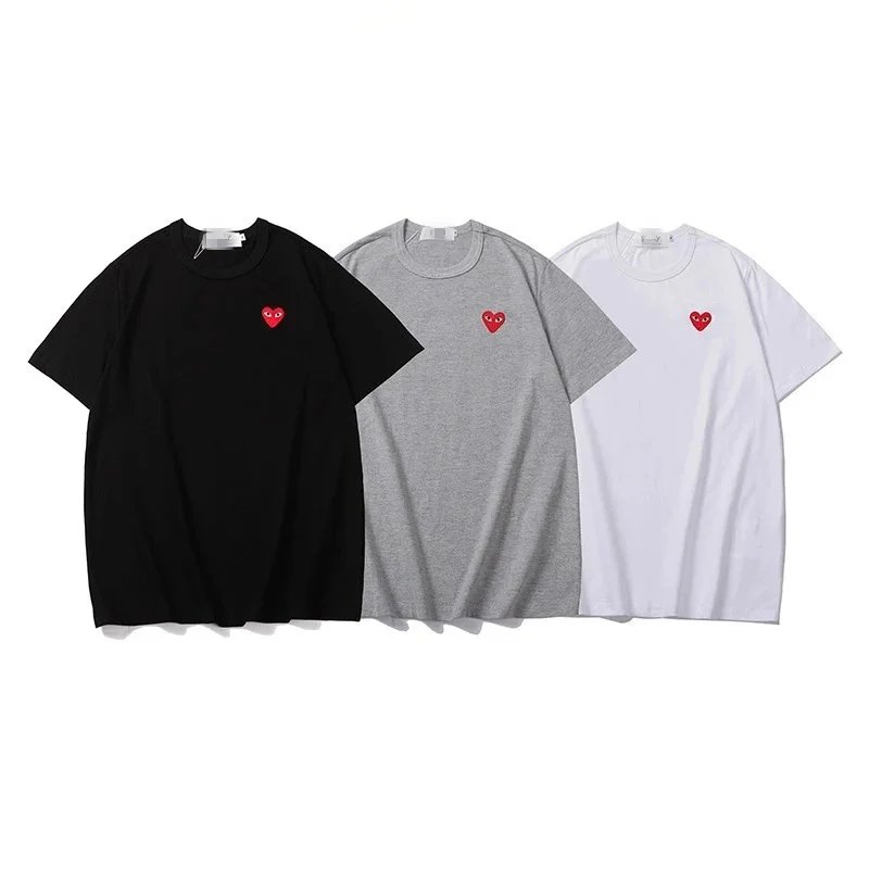 Comme des Garçons PLAY Heart Logo T-Shirts — Multiple Colors product photo 2