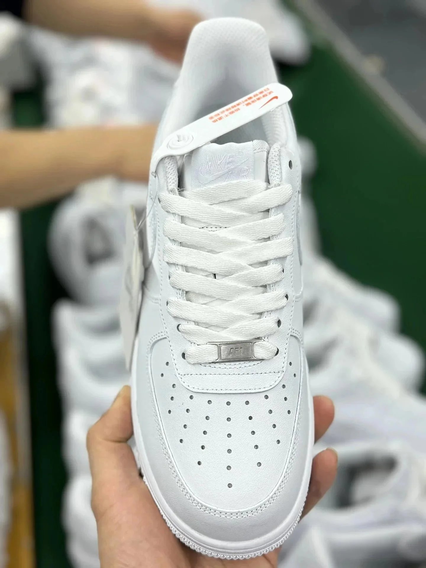 Nike Air Force 1 Low Leather Sneakers — White product photo 3
