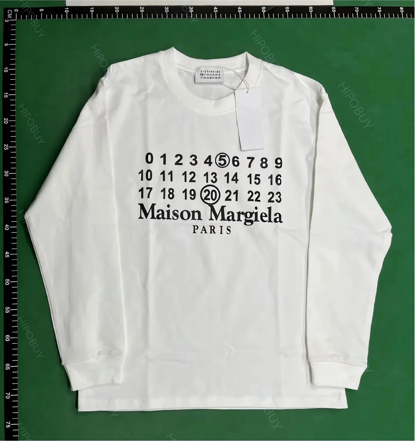 Maison Margiela White Long Sleeve T-Shirt