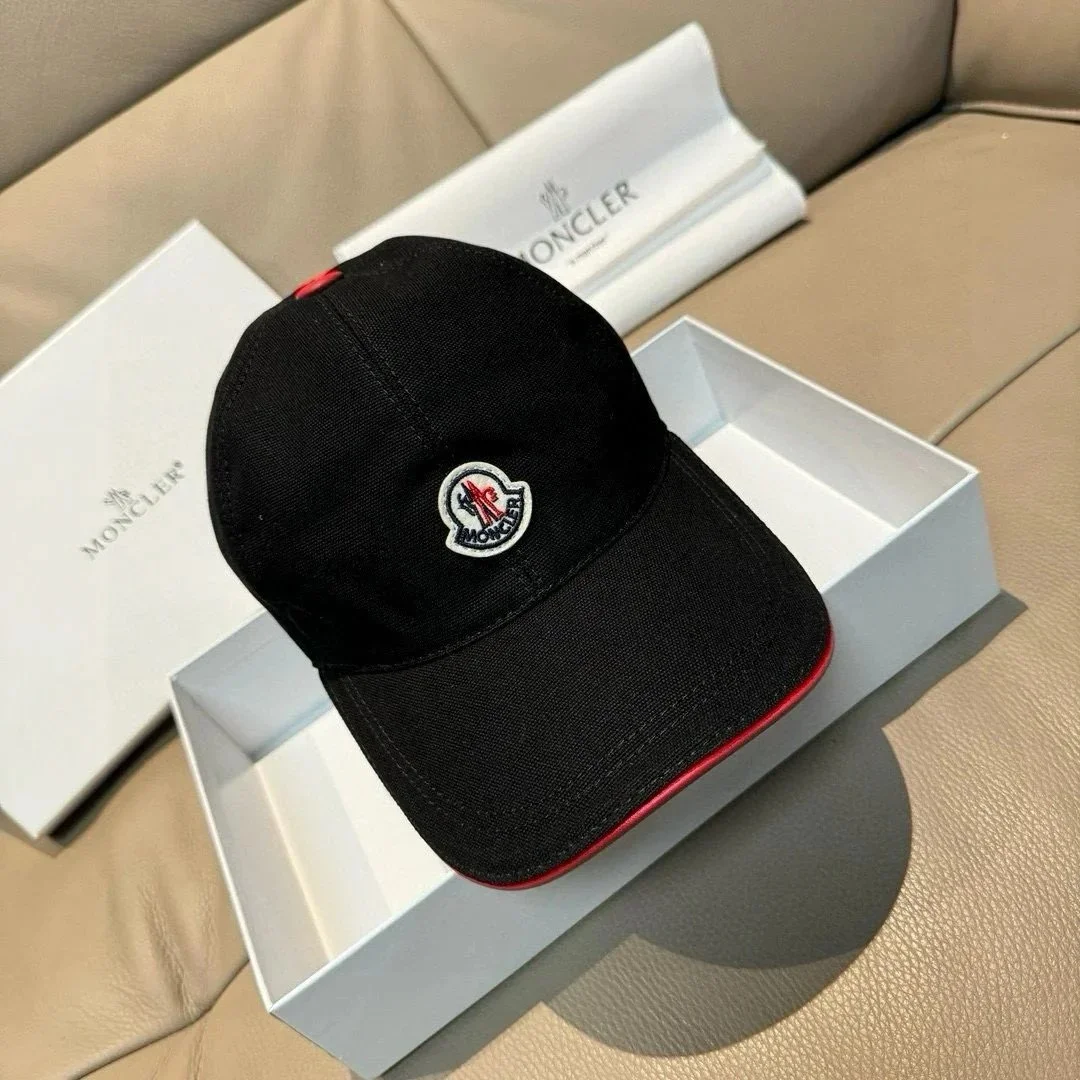 Moncler Classic Logo Cotton Baseball Cap
