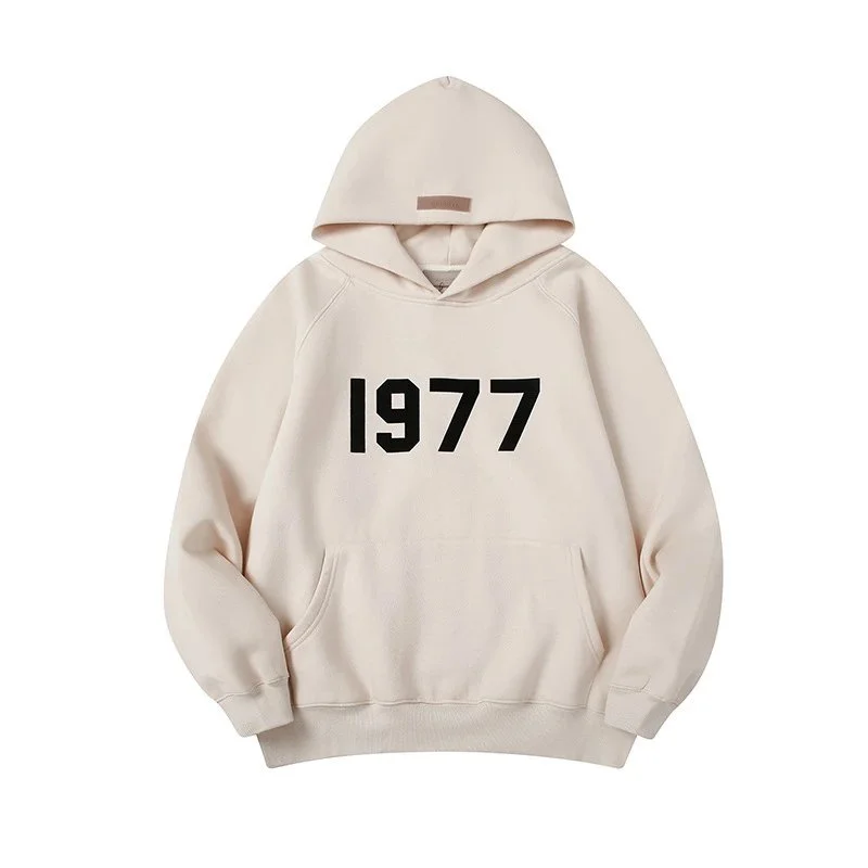 Essentials 1977 Flocked Number Hoodie