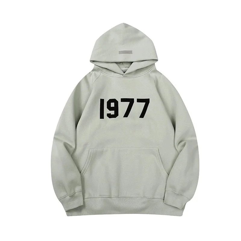 Essentials 1977 Flocked Number Hoodie - rep Essentials