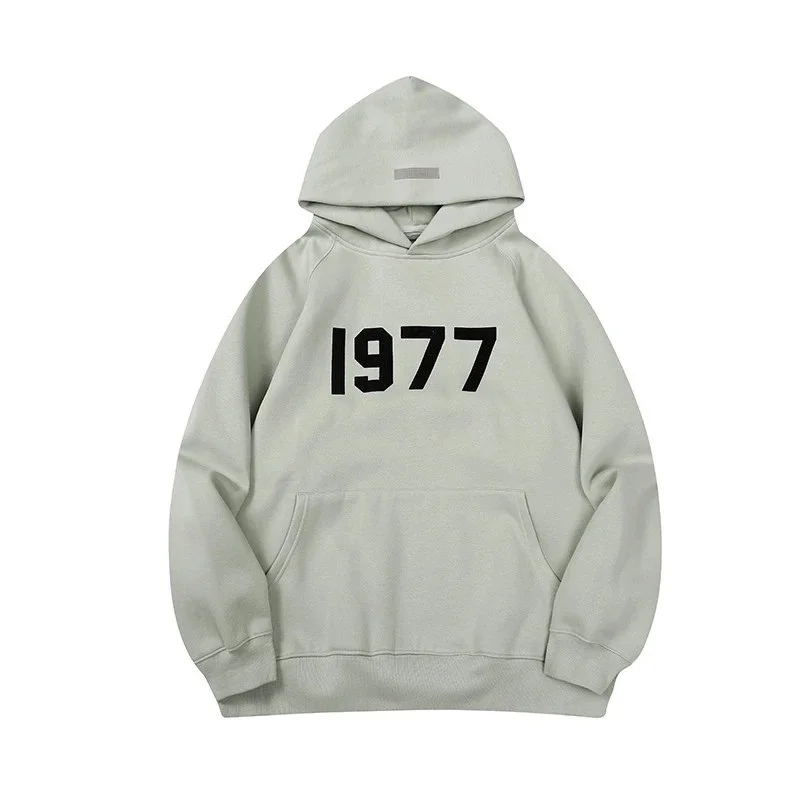 Essentials 1977 Flocked Number Hoodie