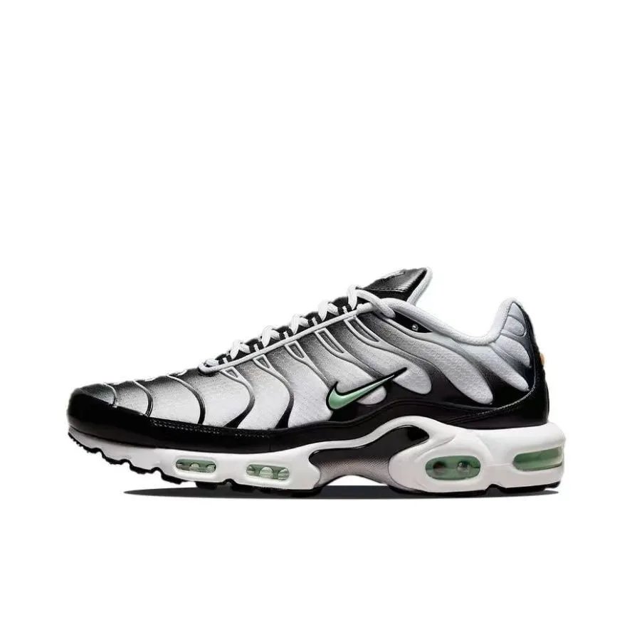 Black-White-Green Gradient