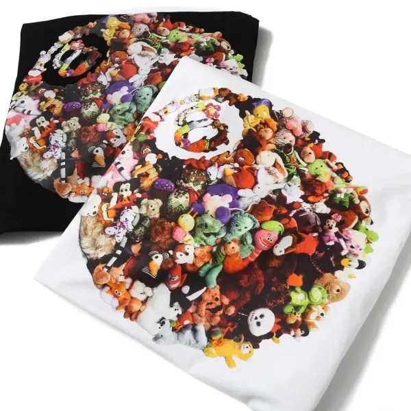 Human Made × Medicom Toy Plush Collage Graphic T-Shirt White - 6