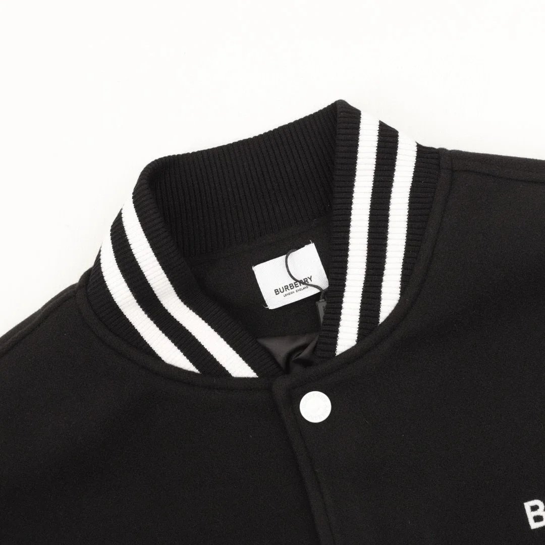 BBR Classic Bear Logo Baseball Jacket photo 7
