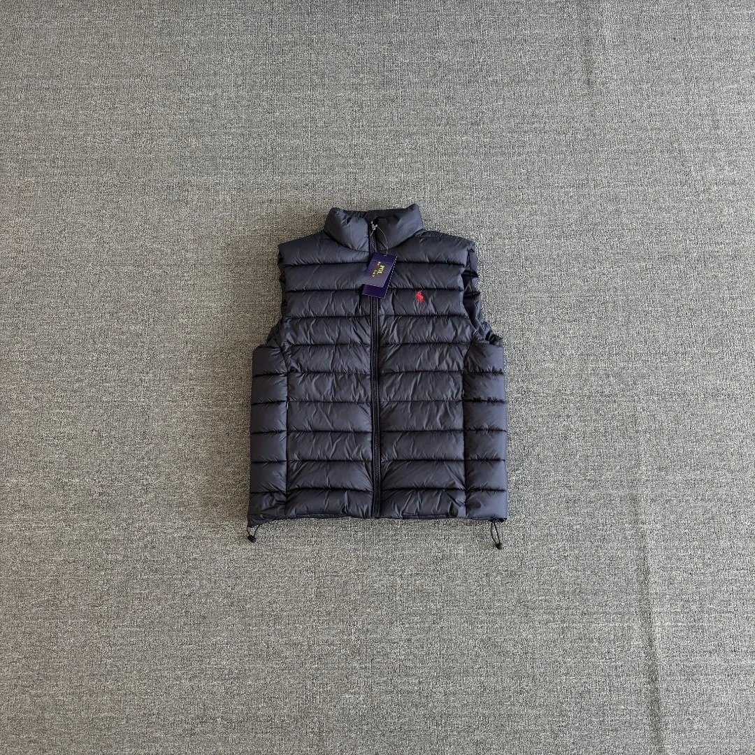 Quilted Embroidered Stand Collar Vest photo 4