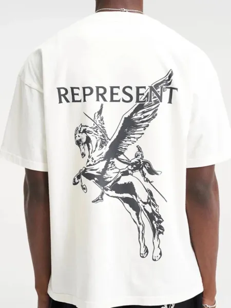 Represent Pegasus Rider Army Green T-Shirt - 9