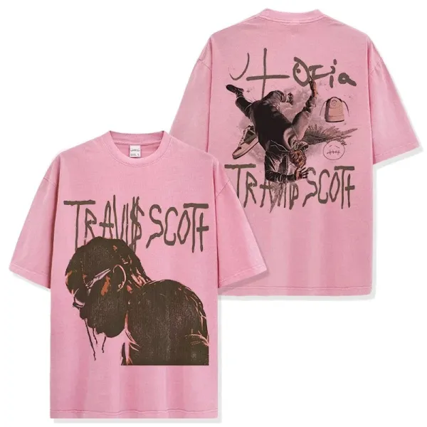 Travis Scott x Cactus Jack Hoodie Pink T-Shirt - 1