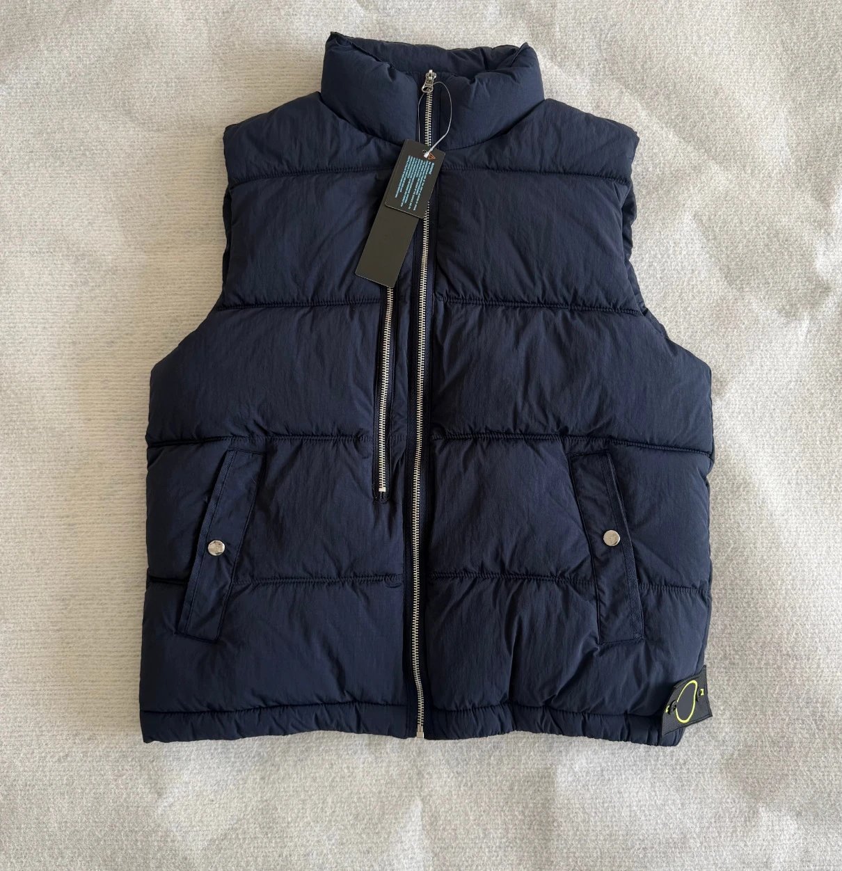 High Neck Windproof Sleeveless Padded Vest photo 4