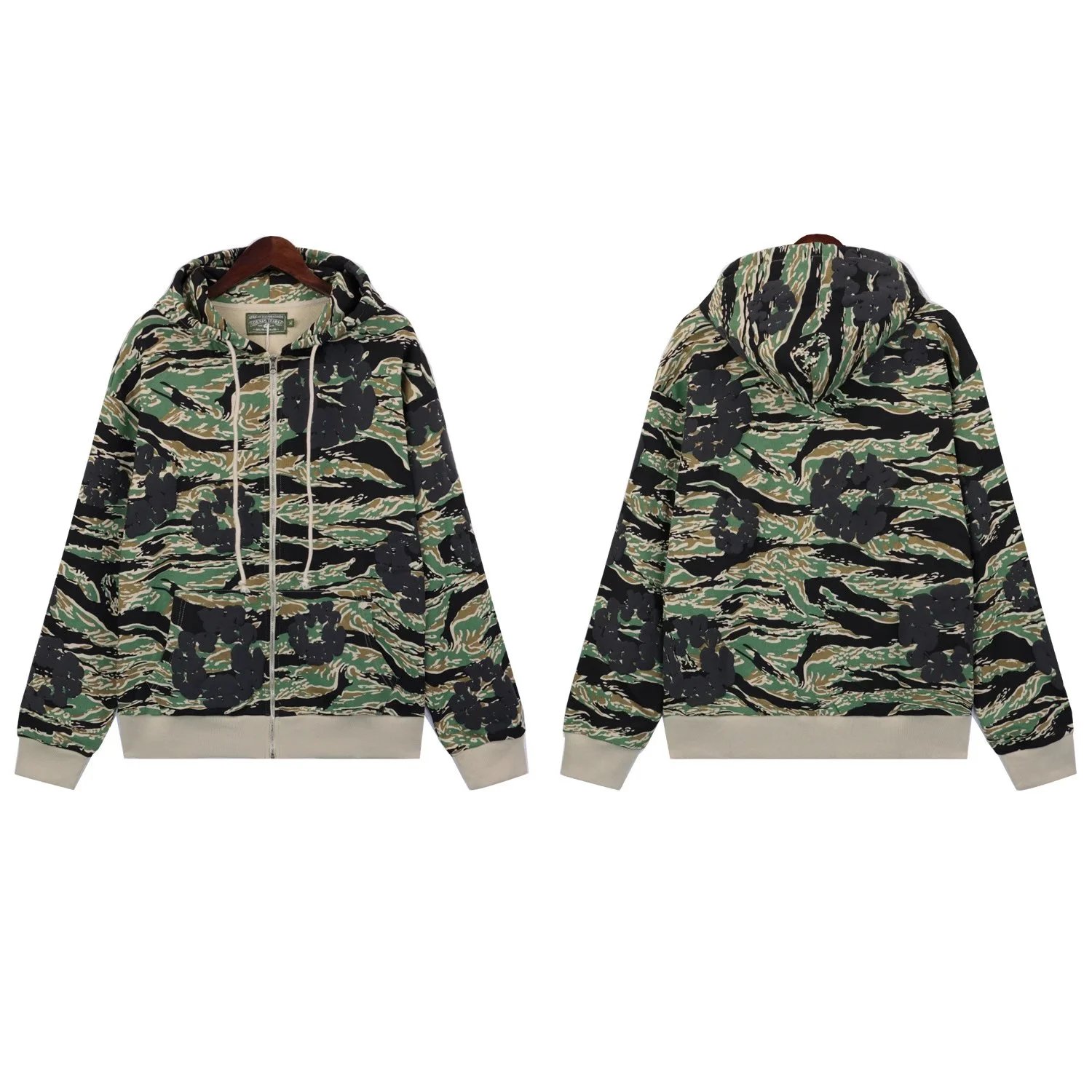 Camo Kapok Print Hoodie Tracksuit photo 8