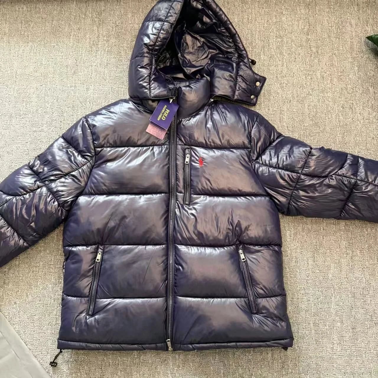 Ralph Lauren Detachable Hood Quilted Down Jacket photo 6
