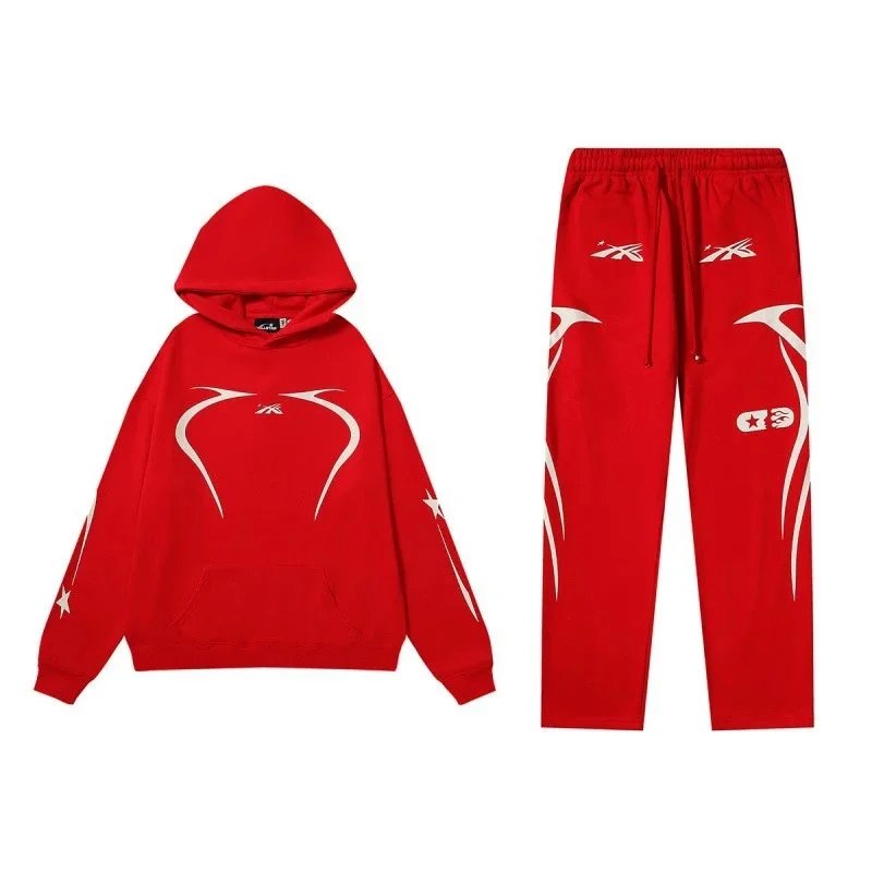 Hellstar G3 Blue Oversized Hoodie And Jogger Set