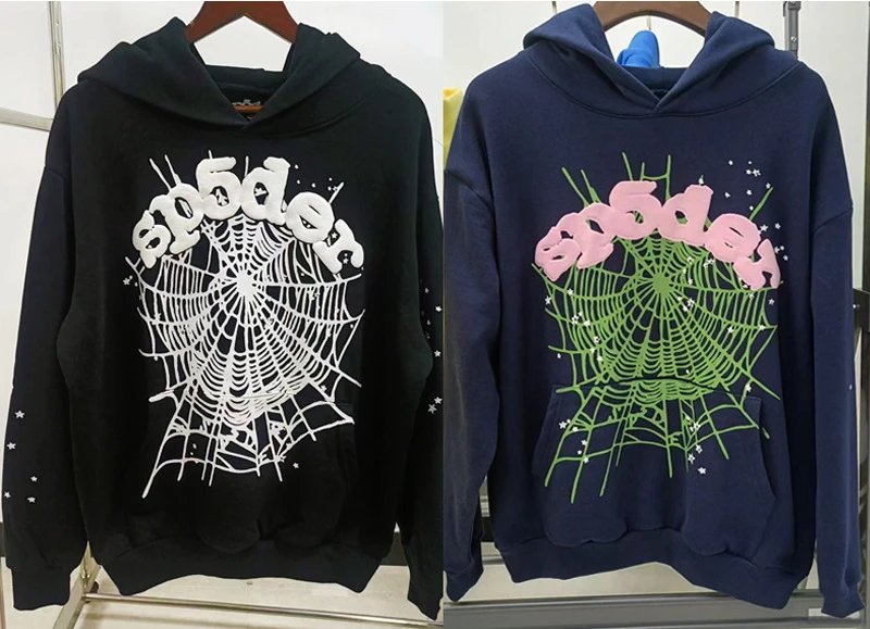 Spider! Hares The Alive Embellished Spiderweb Hoodie Purple - 14