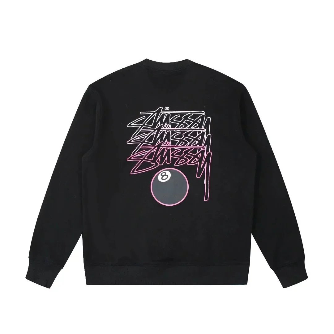 Stussy 23FW Black Pink Label 8 Ball Hoodie photo 8