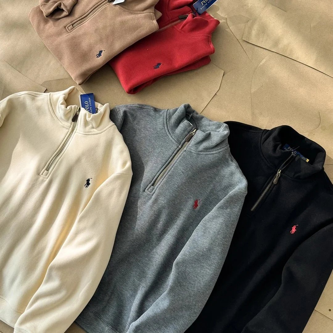 Ralph Lauren Half Zip Mockneck Hoodie Fleece photo 2