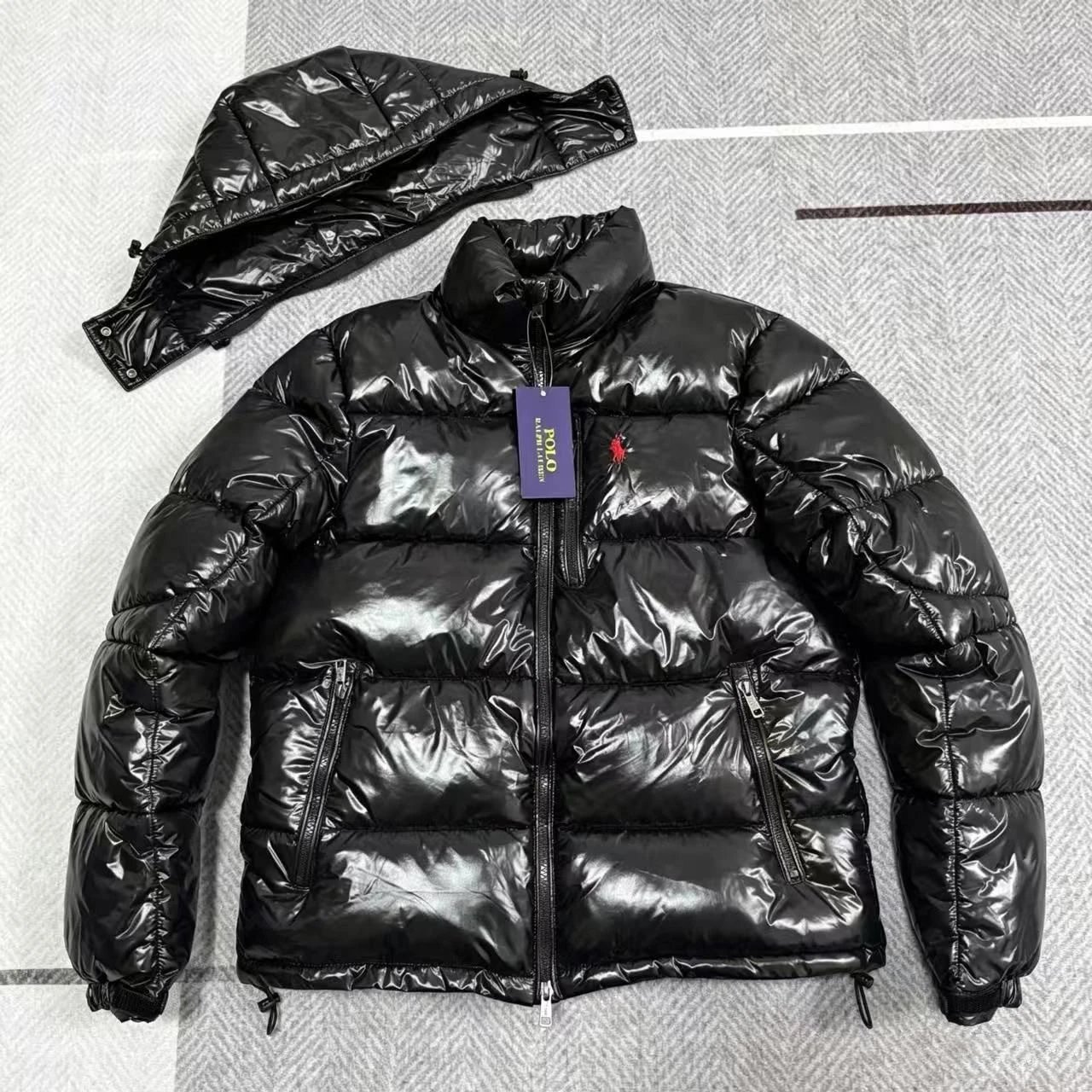 Ralph Lauren Detachable Hood Quilted Down Jacket photo 5