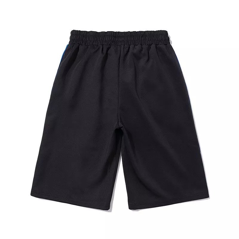 Palm Angels Rainbow Stripe Track Shorts Blue - 14